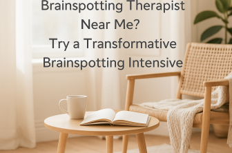 A peaceful, supportive space for a brainspotting therapy intensive